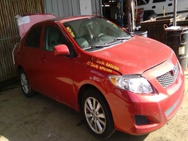2010 TOYOTA COROLLA, RED, LE MODEL, 1.8L, AT.  Z26285
